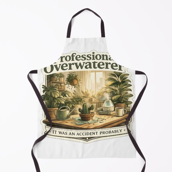 Item preview, Professional Overwaterer Funny Plant Parent Apartment Jungle Artwork designed and sold by StickyGuys.