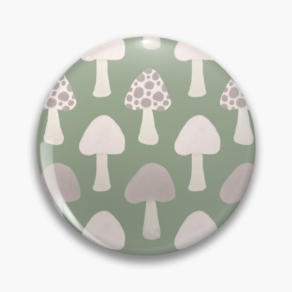 Item preview, Soft Mushroom Repeat (Sage Green & Cream) designed and sold by CMF Designs.