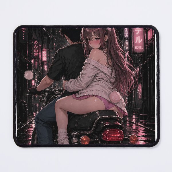 Item preview, Blushing Bunny on bike designed and sold by MachineNerd.