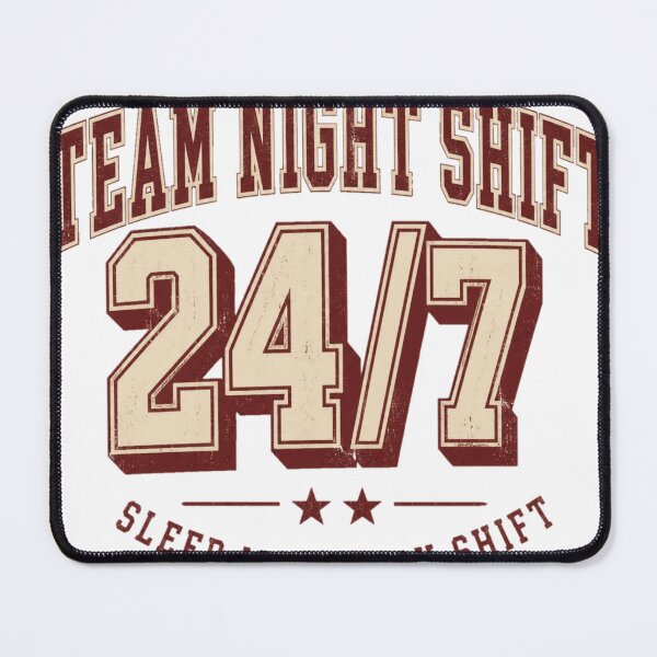 Item preview, Team Night Shift Nurse Shirt — Vintage Varsity Sleep Is For Day Shift Funny RN Gift designed and sold by Notecrea.