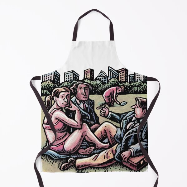 Item preview, New Yorkers enjoying a central park picnic designed and sold by LisaHaney.