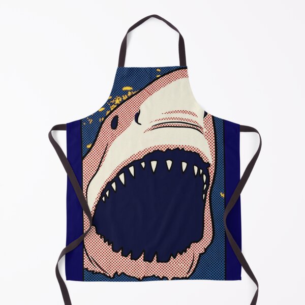Item preview, Pop Art Shark Jaw Halftone Comic Panel Graphic Design designed and sold by Terry Bain.