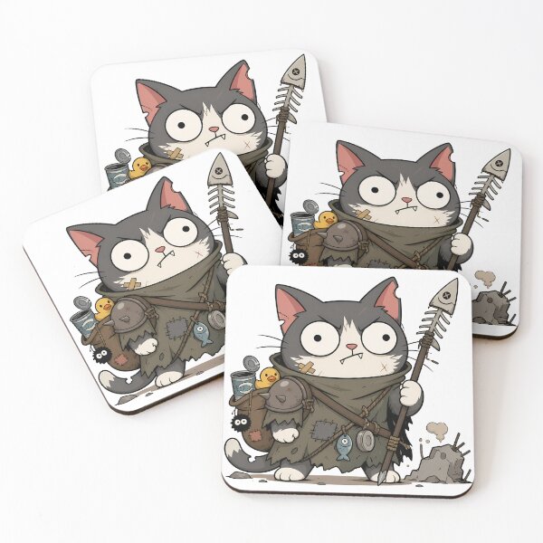 Item preview, Surviving Cat – Lord of the Post-Apocalyptic Trash designed and sold by Anteverse.