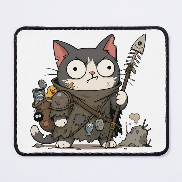 Item preview, Surviving Cat – Lord of the Post-Apocalyptic Trash designed and sold by Anteverse.