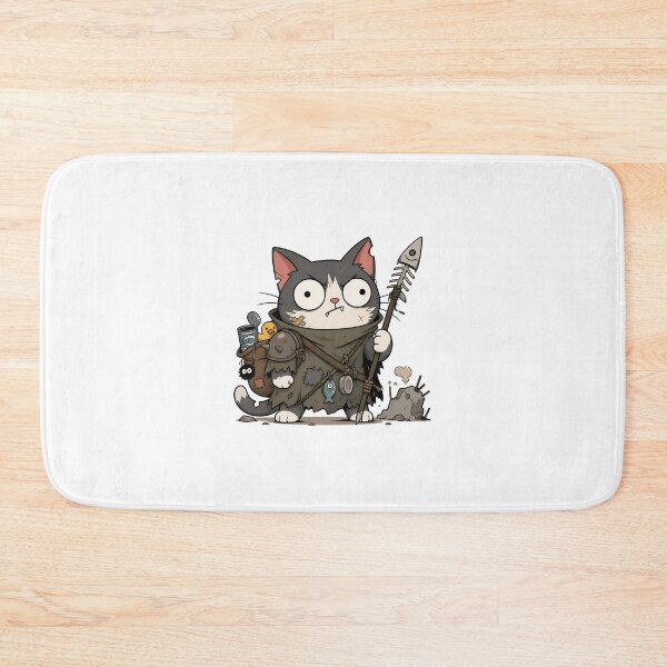 Item preview, Surviving Cat – Lord of the Post-Apocalyptic Trash designed and sold by Anteverse.