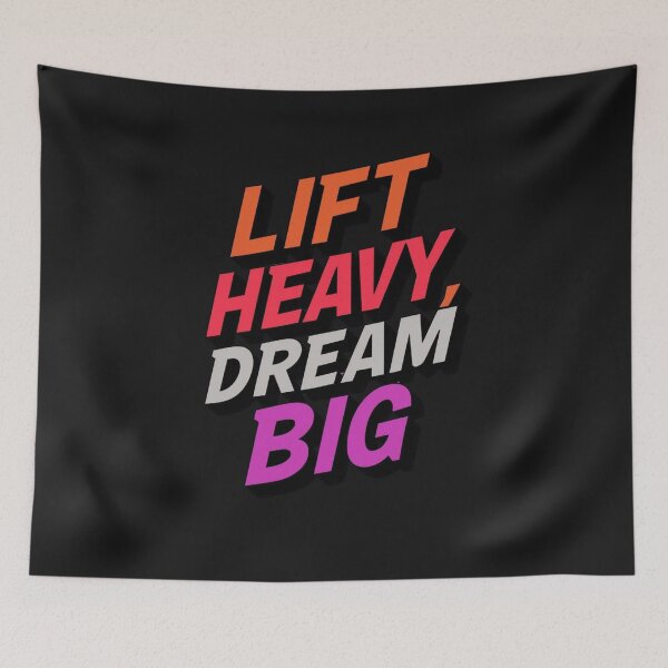 Item preview, Funny Lift Heavy Dream Big designed and sold by Zakrytos ★★★★★.