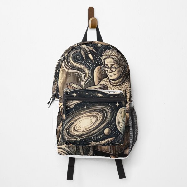 Item preview, Fictional World is Better Vintage Sci-Fi Reading Illustration designed and sold by urbinet.
