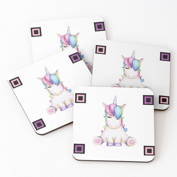Item preview, QR Code QRCODE Funny Unicorn designed and sold by MT-Wunderland .