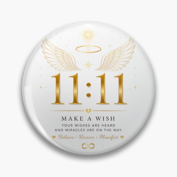 Item preview, Minimal Angel Number 11:11 Make A Wish designed and sold by HiteshArt111.