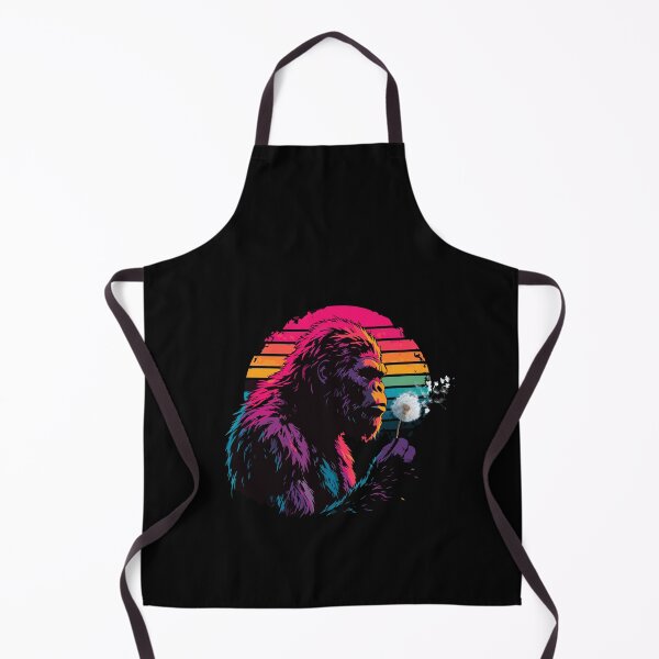 Item preview, Bigfoot with Dandelion Retro Style Animal designed and sold by FreeArt2.