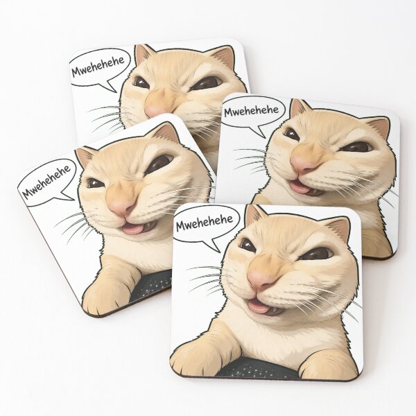 Item preview, Mwehehehe Cat designed and sold by Unpredictable Fat Cat.