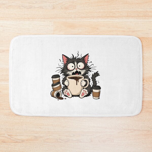 Item preview, Caffeinated Cat – 9 Coffees, 0 Regrets, 12 Dimensions designed and sold by Anteverse.