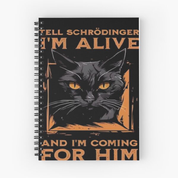 Item preview, Tell Schrödinger I’m Alive Shirt, Funny Science Cat T-Shirt, Quantum Physics Cat Tee, Nerd Humor Shirt, Geek Cat Graphic Tee designed and sold by MangadiDesigns.