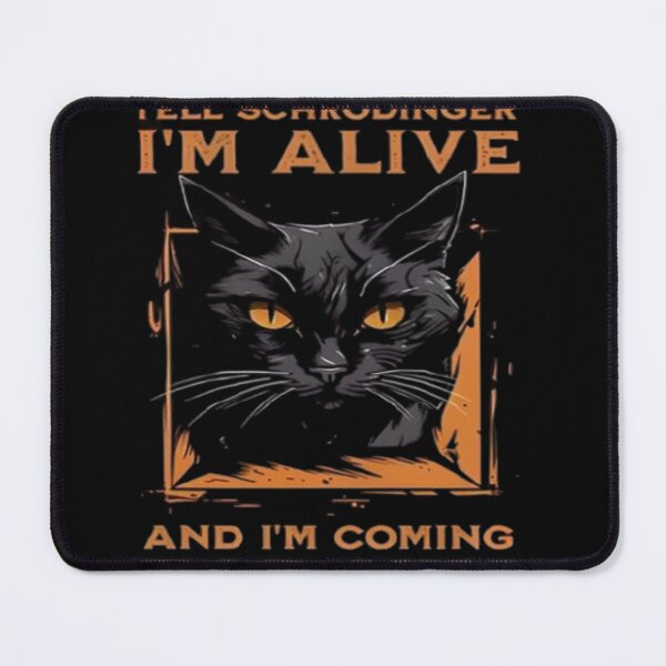 Item preview, Tell Schrödinger I’m Alive Shirt, Funny Science Cat T-Shirt, Quantum Physics Cat Tee, Nerd Humor Shirt, Geek Cat Graphic Tee designed and sold by MangadiDesigns.
