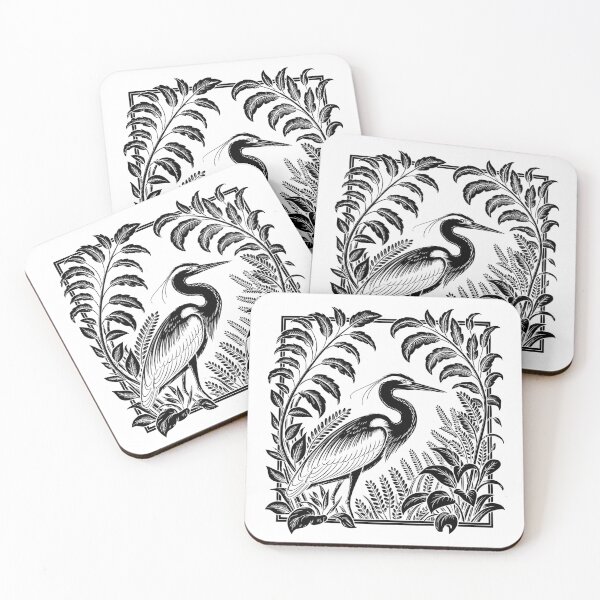 Item preview, Vintage Heron Nature Illustration designed and sold by theartfulaspie.