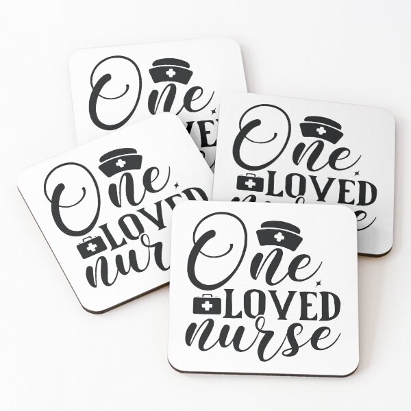 Item preview, One Loved Nurse - Heart Aesthetic Medical Professional Nursing Gift designed and sold by FuzionRaptor.