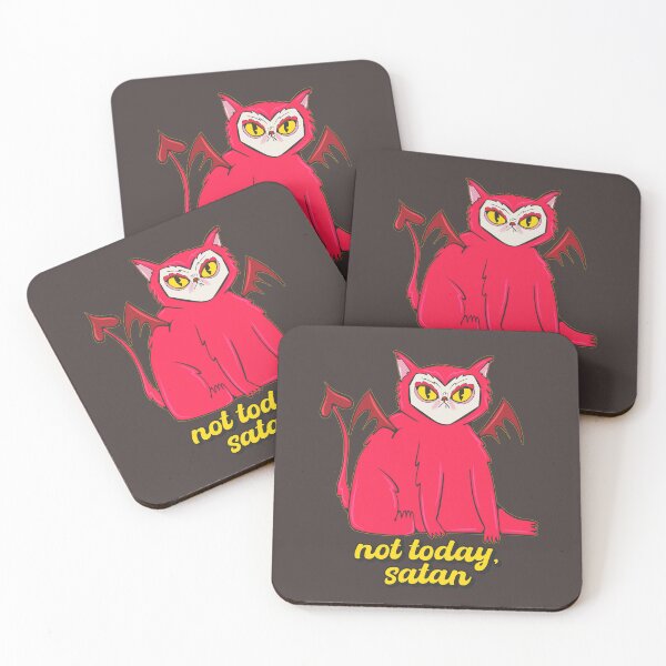 Item preview, not today, satan - devil cat designed and sold by crestfallenmermaid.