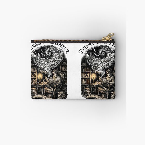 Item preview, Fictional World is Better Vintage Reading Sci-Fi Illustration designed and sold by urbinet.