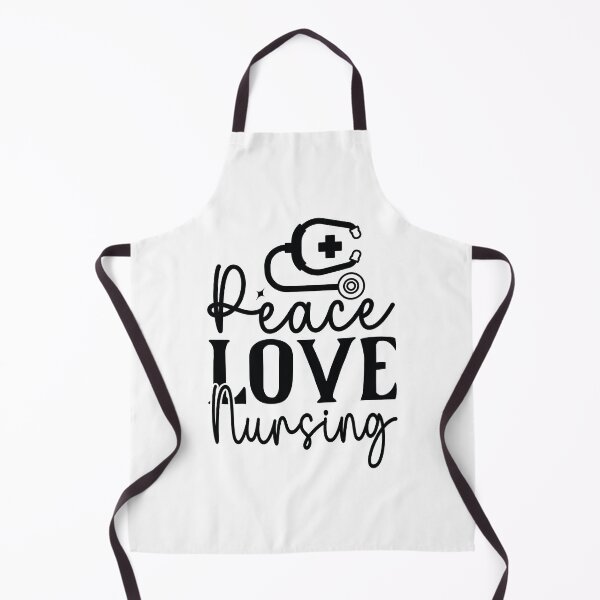 Item preview, Peace Love Nursing - Retro Aesthetic Medical Professional Life Gift designed and sold by FuzionRaptor.