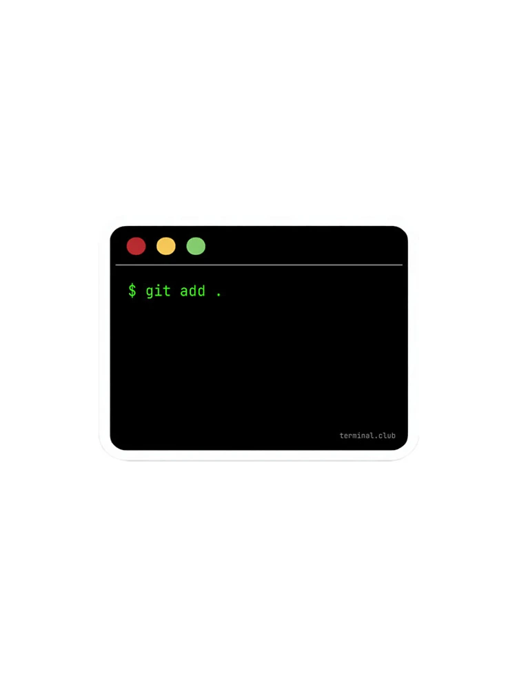 Thumbnail 4 of 4, iPhone Case, git add . – Minimal Developer Command designed and sold by TerminalClub.
