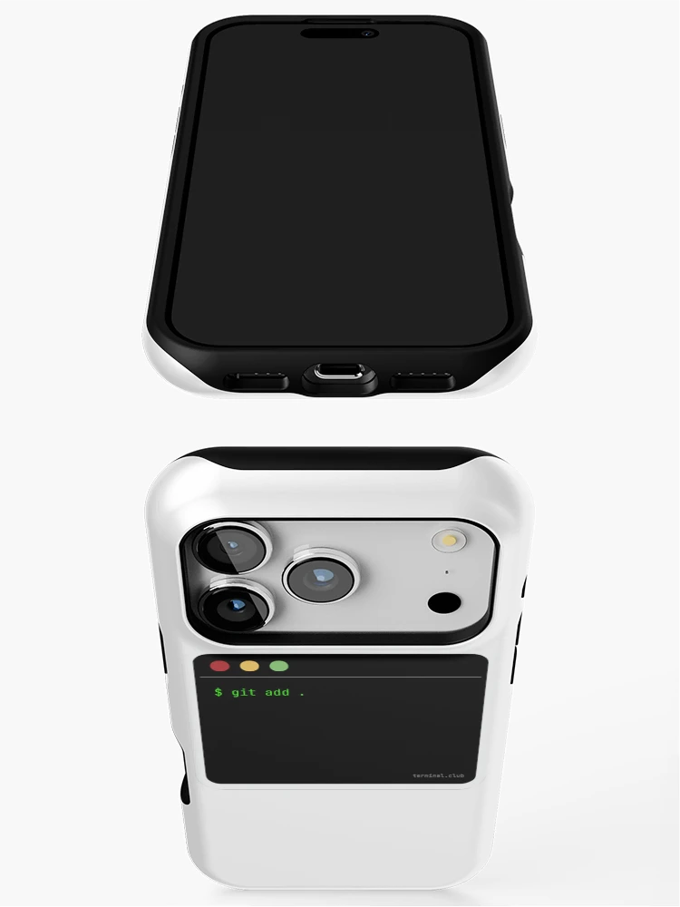 Thumbnail 3 of 4, iPhone Case, git add . – Minimal Developer Command designed and sold by TerminalClub.