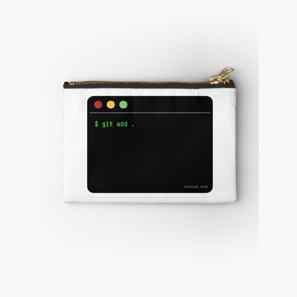 Item preview, git add . – Minimal Developer Command designed and sold by TerminalClub.