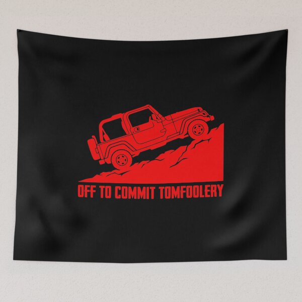 Item preview, Wrangler TJ Off To Commit Tomfoolery 4x4 Off-Roading Red designed and sold by Off-Road-Zone.