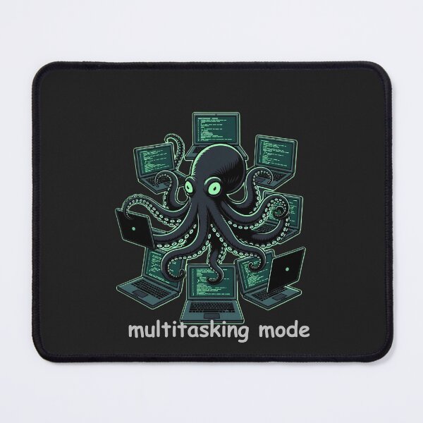 Item preview, Octopus Programmer Multitasking Mode | Funny Developer Gift designed and sold by NUVYStudio.
