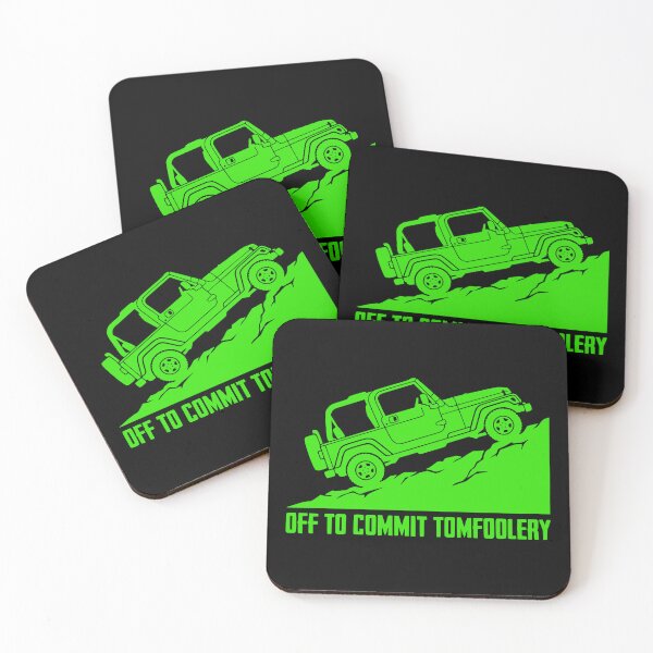 Item preview, Wrangler TJ Off To Commit Tomfoolery 4x4 Off-Roading Green designed and sold by Off-Road-Zone.