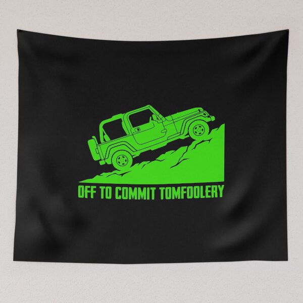 Item preview, Wrangler TJ Off To Commit Tomfoolery 4x4 Off-Roading Green designed and sold by Off-Road-Zone.