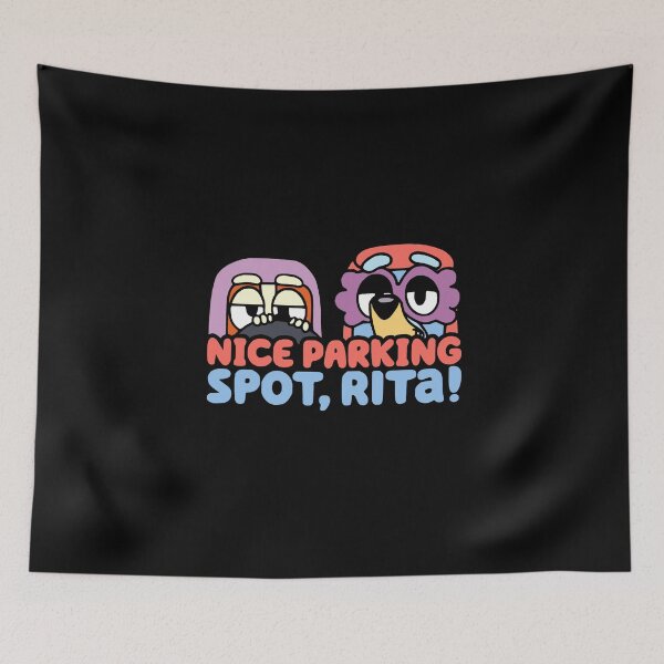Item preview, nice parking spot rita bluey and bingo designed and sold by fahhmemedropss.