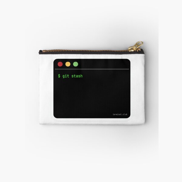 Item preview, git stash – Minimal Developer Command designed and sold by TerminalClub.