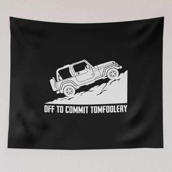 Item preview, Wrangler TJ Off To Commit Tomfoolery 4x4 Off-Roading Off White designed and sold by Off-Road-Zone.