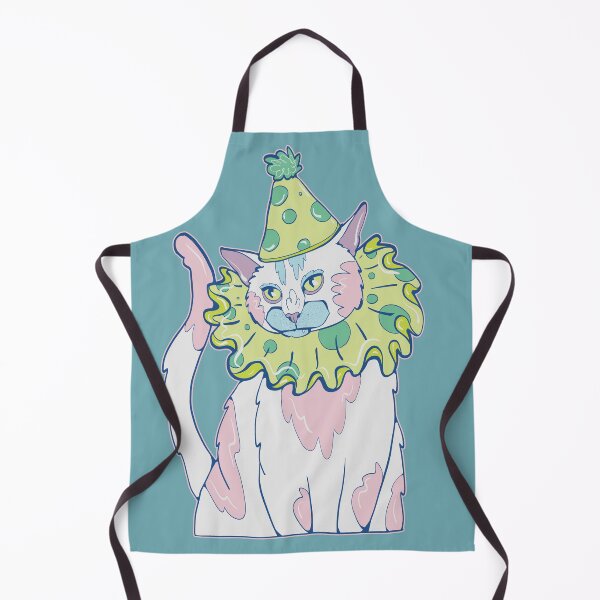 Item preview, clown cat designed and sold by crestfallenmermaid.