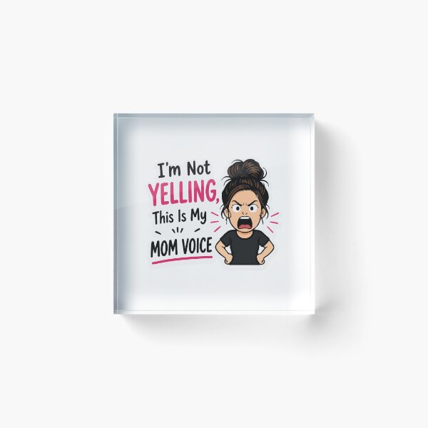 Item preview, Mother's Day Funny – I’m Not Yelling Mom Quote Mother’s Day designed and sold by Olivra.
