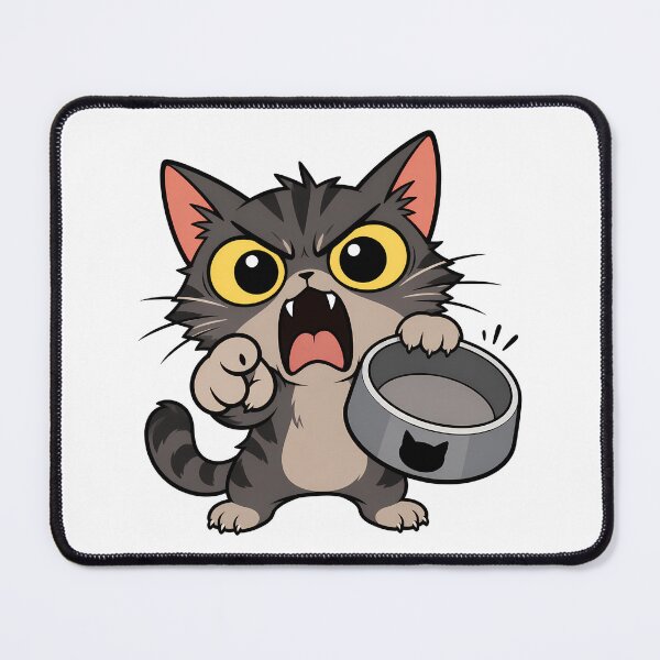 Item preview, Hungry Cat – Empty Bowl, War Crime designed and sold by Anteverse.