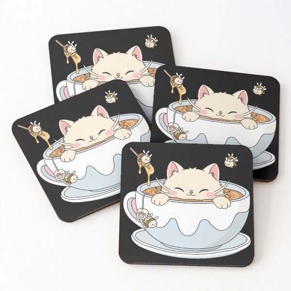 Item preview, Honey Tea Kitty designed and sold by AnomaArt.
