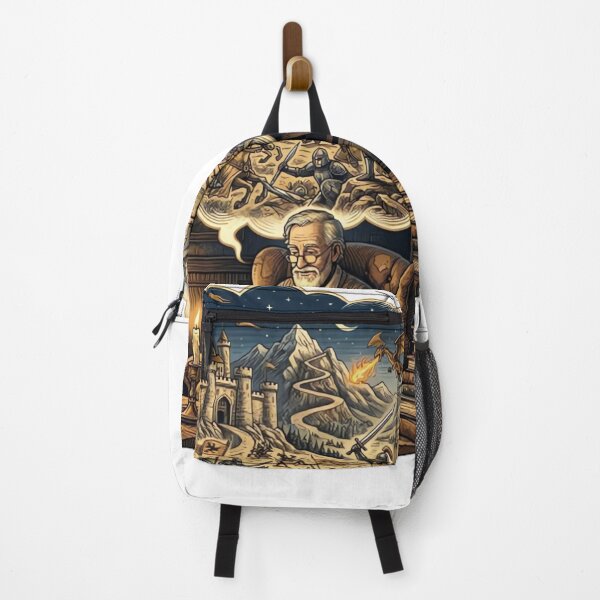 Item preview, Fictional World is Better Vintage Fantasy Reading Illustration designed and sold by urbinet.