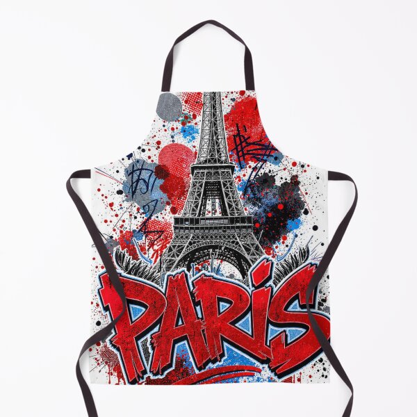 Item preview, Paris Graffiti Eiffel Tower Street Art designed and sold by Ekracreatives.
