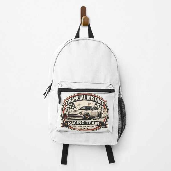 Item preview, Financial Mistake Racing Team Retro Project Car Humor Vintage Motorsport Artwork designed and sold by StickyGuys.