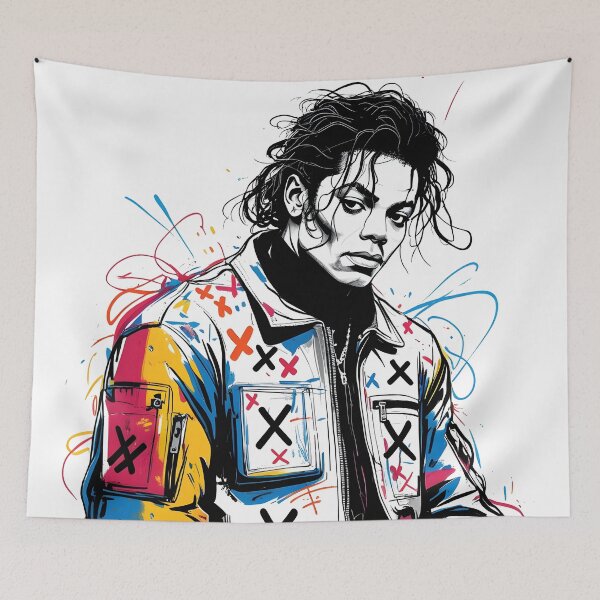Item preview, StreetArt Scribble Portrait - FanArt designed and sold by Dhenin Studio.