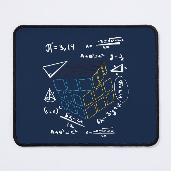 Item preview, Rubik's Cube & Math Equations - Geeky Puzzle designed and sold by IO Soul Spaces.