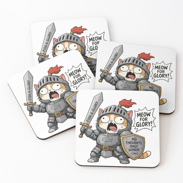 Item preview, Cat Knight – Meow for Glory designed and sold by Anteverse.