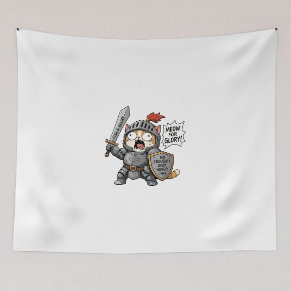Item preview, Cat Knight – Meow for Glory designed and sold by Anteverse.