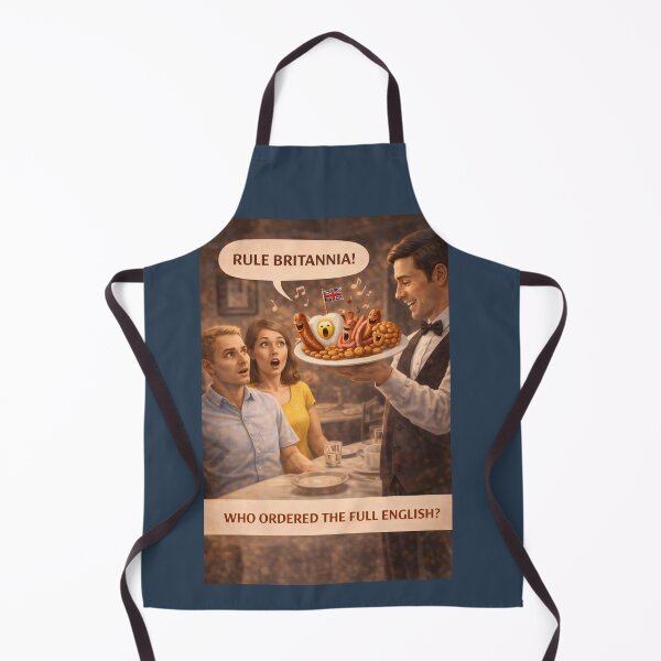 Item preview, Full English Breakfast Funny British Humor Shirt designed and sold by Hornace88studio.