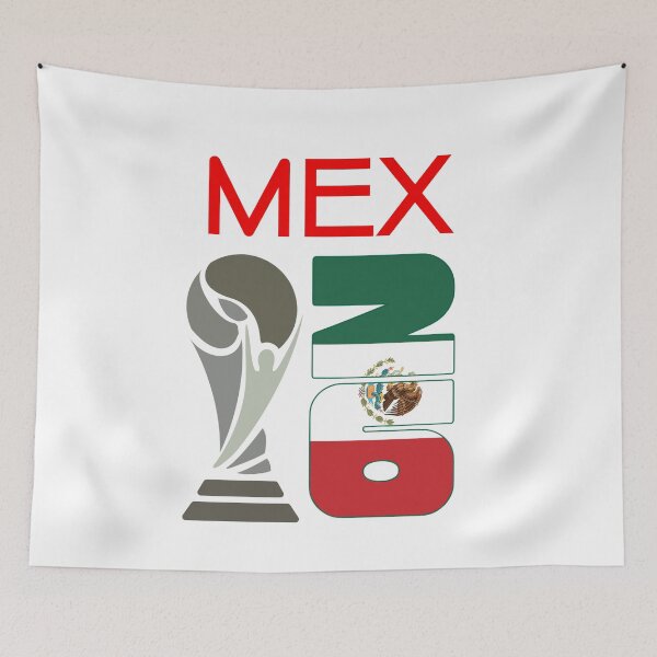 Item preview, Mexico 2026 Soccer World Cup Trophy Mexican Flag Design designed and sold by tarzbol.