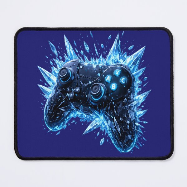 Item preview, Ice Crystal Video Game Controller Blue Gamer Aesthetic designed and sold by Xemora.