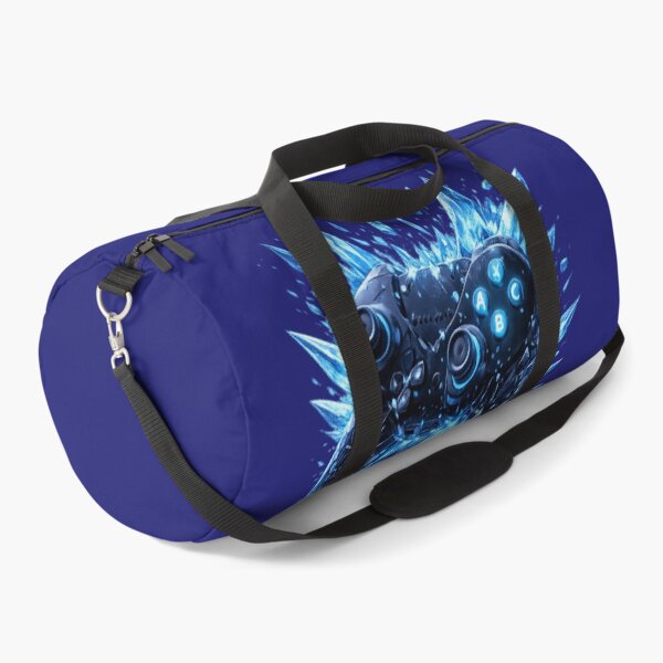 Artikelvorschau, Eiskristall-Videospielcontroller, blauer Gamer-Stil entworfen und verkauft von Xemora.