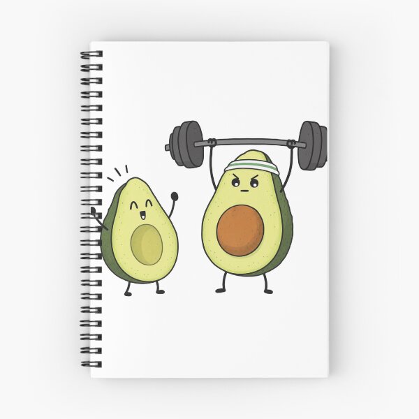 Item preview, Funny Avocado Gym Workout Design designed and sold by Na-q-sh.