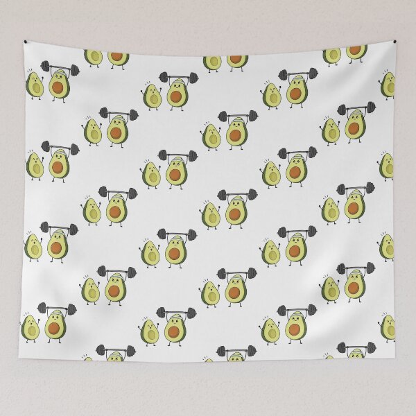 Item preview, Funny Avocado Gym Workout Design designed and sold by Na-q-sh.